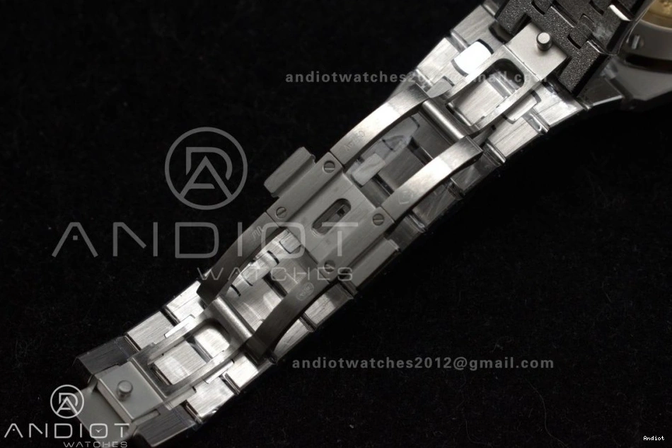 Royal SA3120 SS Oak 37mm Edition on APSF 1:1 Dial Clone Grey Frosted 15454 Best Bracelet SS Textured Super 0516